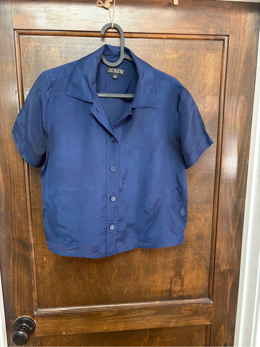 J. Crew Gamine Shirt in Sheer Organza Blend